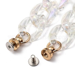 Прозрачная акриловая цепочка для брелков своими руками HJEW-JM00400-02