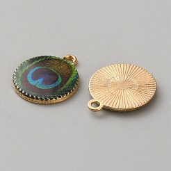 Colgantes de la aleación del esmalte impresos&nbsp;LS-FIND-WH0148-418D