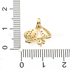 Подвески-подвески из латуни с микрокубическим цирконием&nbsp;LS-KK-Q794-04A-G