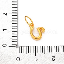 925 подвеска в виде буквы из стерлингового серебра с соединительными кольцами STER-R008-01G-U