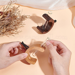 2 комплект 2-цветных стеклянных автомобильных держателей для вазы с цветами&nbsp;AJEW-OC0005-69