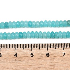 Chapelets de perles de jade blanche naturelle&nbsp;G-L635-A02-4x2mm-08