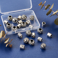 Сплавочные европейские бусины PALLOY-TA0002-19AS-RS