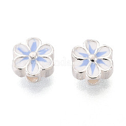 925 бусина из стерлингового серебра с эмалью STER-T008-35B