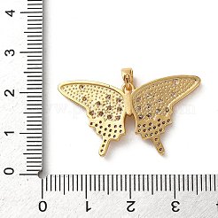 Pendentifs avec zircon cubiques à micro-pavés en laiton&nbsp;KK-P320-03B-G