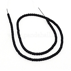 Немагнитные синтетический гематит бисер пряди&nbsp;G-WH0018-01K