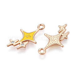 Подвески из сплава и эмали&nbsp;ENAM-T021-40G-A