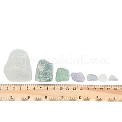 Необработанные грубые натуральные флюоритовые самородки бусины G-XCP0001-29