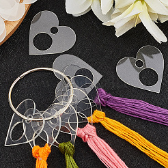 3 пакетик акриловых ниток для намотки досок AJEW-GF0011-67I