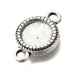 Tibetische Legierungsverbinder-Cabochon-Fassungen für Emaille&nbsp;FIND-D042-10A-AS