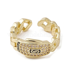 Латунные регулируемые кольца&nbsp;RJEW-K257-89G