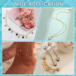 60 шт. латунные подвески со стразами KK-ME0002-96