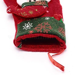 Weihnachtsmann Tuch hängenden Weihnachtsstrumpf&nbsp;HJEW-SZC0004-25