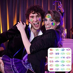 Пластиковые трафареты для рисования лица DIY-WH0304-582E