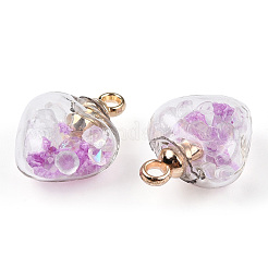 Светящиеся в темноте подвески из светящегося стекла&nbsp;GLAA-YWC0001-01A