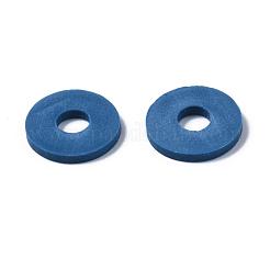 Perle piatte tonde polimero a mano di argilla&nbsp;CLAY-R067-10mm-44