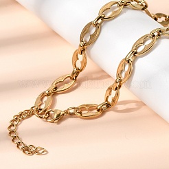 Set di gioielli con collana e bracciale a forma di chicchi di caffè in acciaio inossidabile 304&nbsp;SJEW-L199-19G