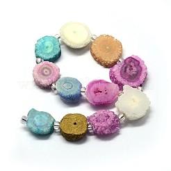 Натуральные друзы кварц хрустальные бусы пряди&nbsp;G-F582-A05