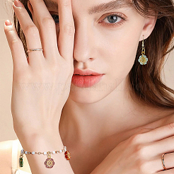 Акриловые подвески с золотым металлическим покрытием&nbsp;PALLOY-AB00032