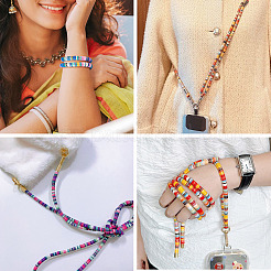 5 м шнур с эластичной обмоткой в этническом стиле&nbsp;OCOR-TA0002-44A