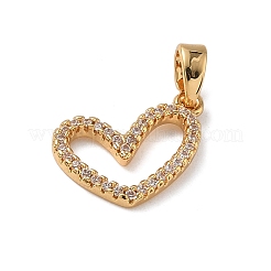 Colgante micropavé cubic zirconia de latón&nbsp;KK-C140-05D-G