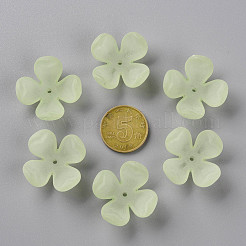 Матовые акриловые колпачки из бисера&nbsp;MACR-S371-06A-728