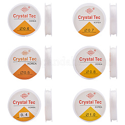 12 рулон 6-х видов круглой кристаллической эластичной нити EW-YS0001-01