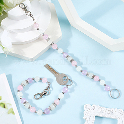 2шт стеклянный брелок&nbsp;HJEW-SC0002-24