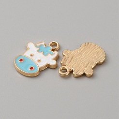 10 шт. Подвески из сплава с эмалью&nbsp;ENAM-WH0056-17C