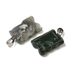 Природного индийского агата подвески&nbsp;G-B127-09P-07