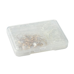 30 шт. 5 стиля латунных подвесок-соединителей с прозрачным кубическим цирконием&nbsp;ZIRC-FS0001-04