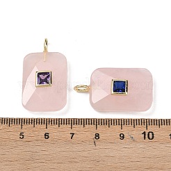 Природного розового кварца подвески G-I391-03G-11