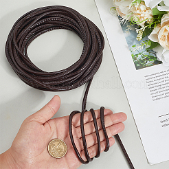 Плоский шнур из искусственной кожи длиной 10 м.&nbsp;WL-GF0001-33E