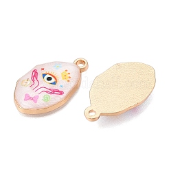 Подвески из эмали из сплава с печатным покрытием стойки&nbsp;ENAM-T020-04D