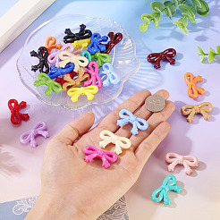 28шт 14 цвета непрозрачные акриловые бусины&nbsp;MACR-TA0002-30