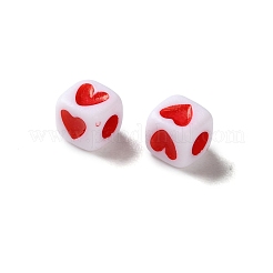 Непрозрачные акриловые бусины&nbsp;OACR-D301-06D