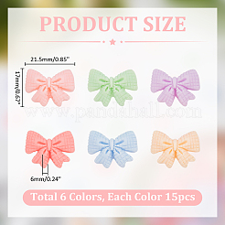 Кабошоны из непрозрачной смолы&nbsp;RESI-ME0001-26