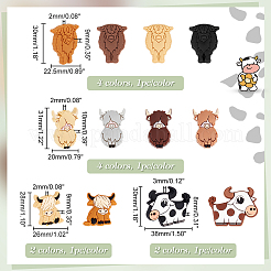 12шт 12 стиля пищевых экологически чистых силиконовых бусин&nbsp;SIL-GA0001-10