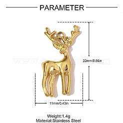 Подвески из нержавеющей стали 304&nbsp;STAS-OY008-44G