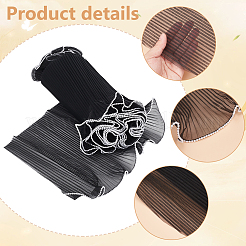 Отделка плиссированным кружевом длиной 9.5~10 м из полиэстера&nbsp;OCOR-PH0002-97A