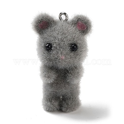 Подвески из флокированной смолы RESI-Z028-05B-1