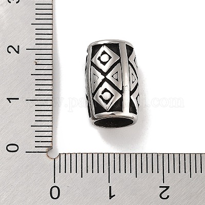 Ретро бусины из нержавеющей стали 304 STAS-L274-020AS-1