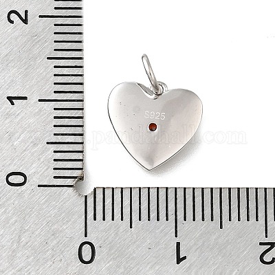 925 стерлингового серебра микро Pave прозрачные кубические циркониевые подвески STER-V001-01P-01-1