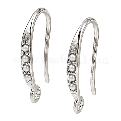 Латунные крючки для сережек KK-B137-15P-01-1