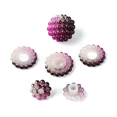 Имитация жемчуга акриловые&nbsp;OACR-T004-15mm-02-1