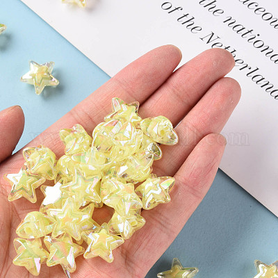 Perles en acrylique transparente&nbsp;TACR-S152-11B-07-1