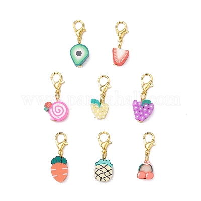 Кулон из полимерной глины ручной работы HJEW-JM04027-02-1