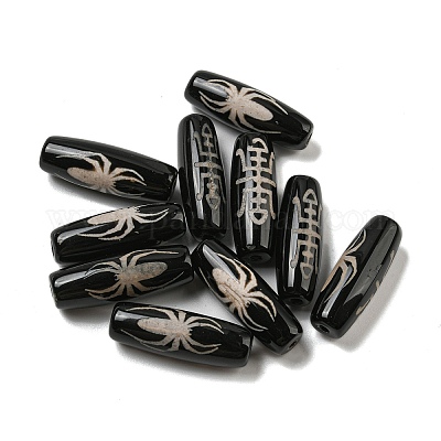 Тибетского стиля DZI бисер нитей G-P526-B03-1