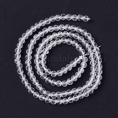 Прозрачные стеклянные бусины GLAA-C019-01B-06-1