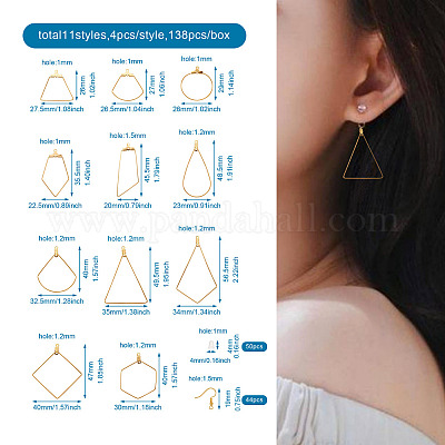 Наборы для изготовления сережек с подвесками своими руками DIY-MP0001-02-1